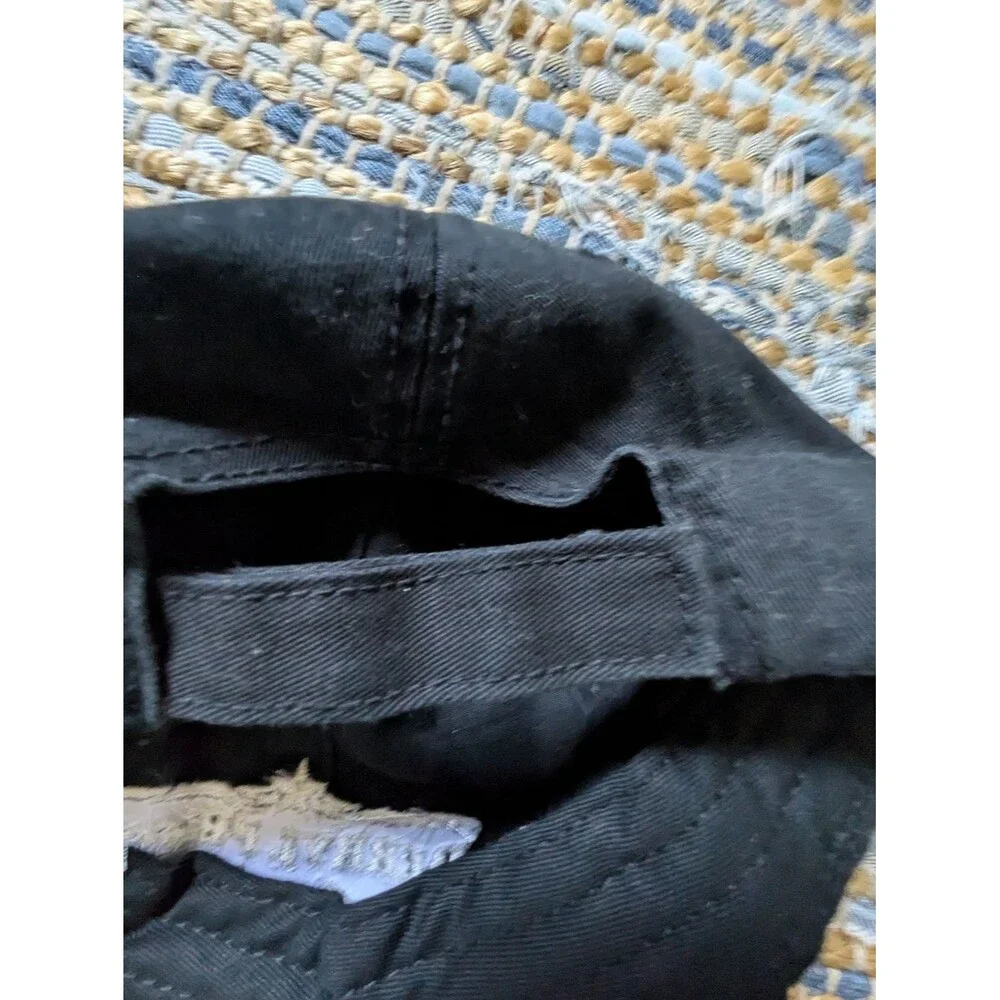 Derryl Perry Black Western Cowboy Hat Adjustable Country Concert Rodeo